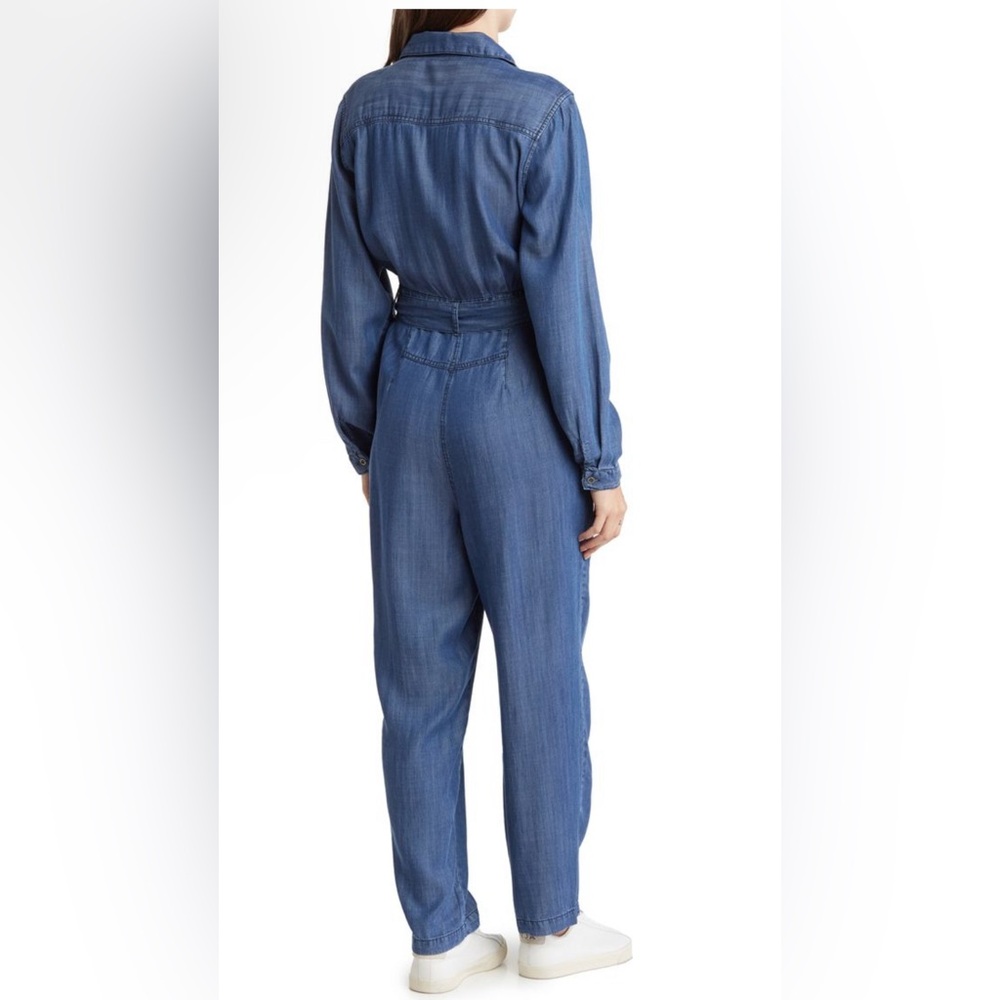 Velvet Heart Tencel Lyocell Denim Jumpsuit Size S